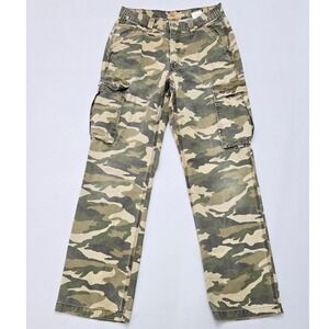 Carhartt Relaxed Fit Camo Cargo Pants Mens 32x34 Woodland Camouflage 100272 967